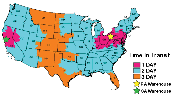 Two Distribution Centers!