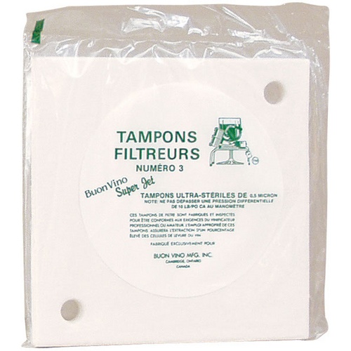 Buon Vino Super Jet Filter Pads (3) Sterile MoreBeer