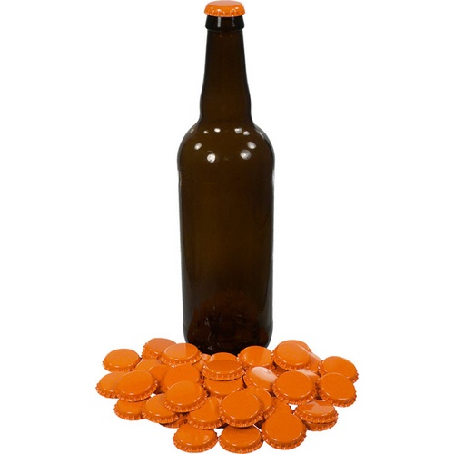 Orange Oxygen Absorbing Bottle Caps (50 Caps)