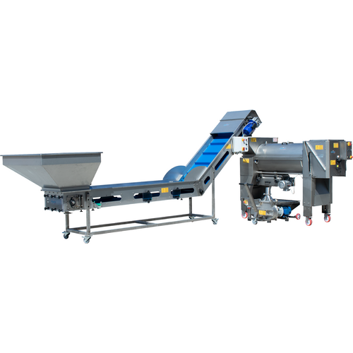 EnoItalia Professional Crush Pad | Gamma 180 Elliptical Rotor Pump | Jolly 100 Crusher Destemmer | Loading and Sorting Table