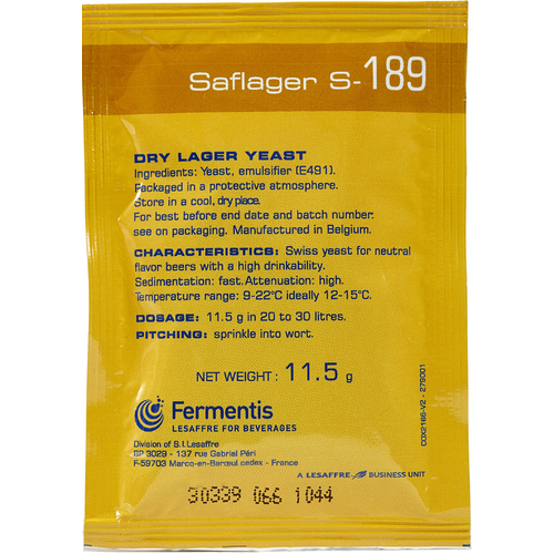 Fermentis | SafLager™ S-189 Lager | 11.5 g