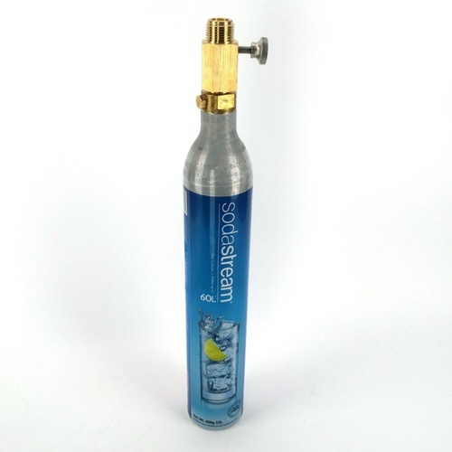 KegLand Deluxe Sodastream Cylinder Adapter w/ Pin Adjustment | CGA320 Male Thread x TR21-4 Female Thread | KL24662