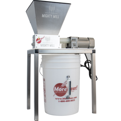 Motorized Mighty Mill 3 Roller Grain Mill Heavy Duty Gear Reduction