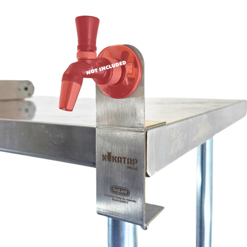 NukaTap® Mini Beer Faucet | Horizontal Clamp On Assembly