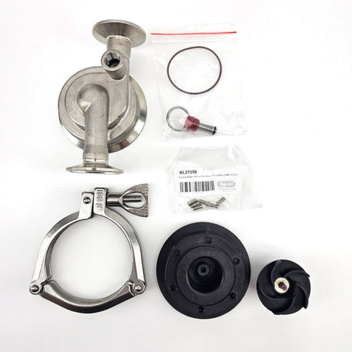 KegLand T.C. Breakdown Brewing Pump Head | MKII Pump Head Upgrade Kit | Stainless Steel | 3