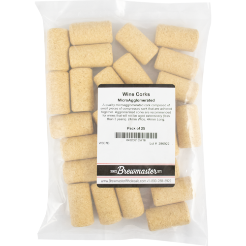 Microagglomerated Wine Corks | Molinas EasyCork® | TCA Free | Compressed Natural Cork | #9 x 1.75