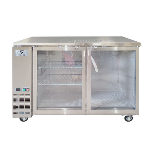 KOMOS® Olympus II Deluxe Kegerator | Stainless Steel Exterior | No Tower | Fits 3 Half Barrel Kegs or 12 Corny Kegs