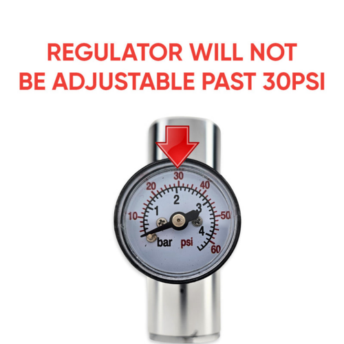 Duotight Mini CO2 Regulator | 16g & 74g Cartridge Compatible | 6.35mm Duotight Compatible