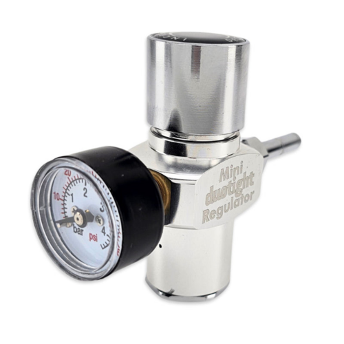 Duotight Mini CO2 Regulator | 16g & 74g Cartridge Compatible | 6.35mm Duotight Compatible
