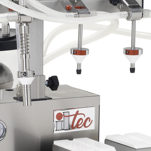 ILTEC Ultrafiller 4 | Mixed Spout | Vacuum Bottle Filler | 4 Spout | Pneumatic