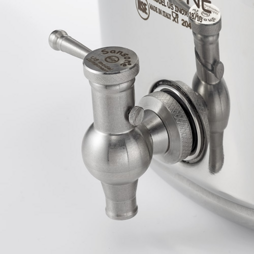 Sansone Water Dispenser Valve | 1/2 in. BSP | 316 Stainless Steel | NSF Certified | Made in Italy