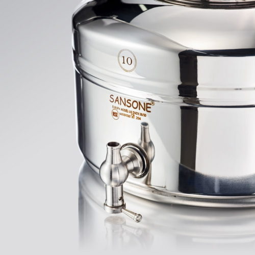 Sansone Water Dispenser Valve | 1/2 in. BSP | 316 Stainless Steel | NSF Certified | Made in Italy