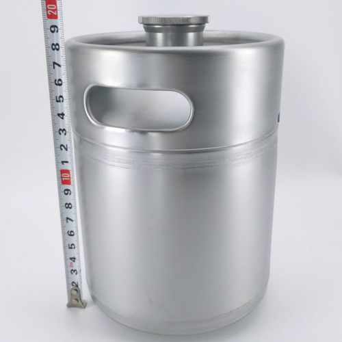 KegLand Mini Keg | Stainless Pressurizable Beer Keg | 2L | 0.5 Gallon