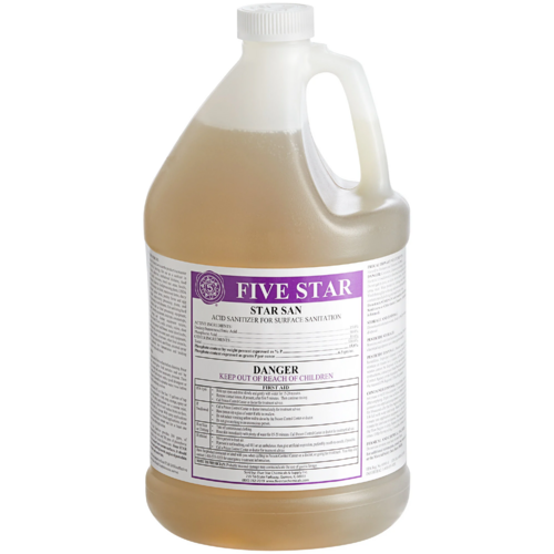 Five Star | Star San Sanitizer | Acid-Based Sanitizer | High Foaming | Flavorless, Odorless, & Non-Toxic