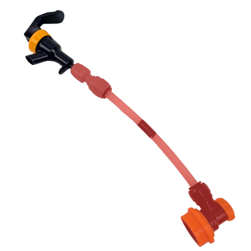 Duotight Compatible | Hand Held Beer Faucet | Cobra Tap | Picnic Tap | Black Plastic
