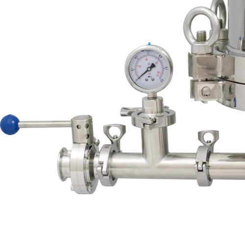 BevBright Stainless Steel Lenticular Filter Housing | 12