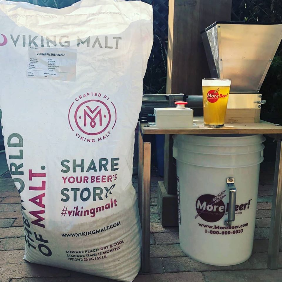 Milling grain for mash