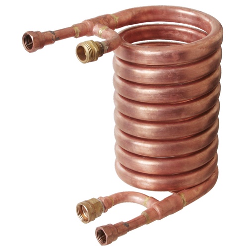 A counterflow wort chiller