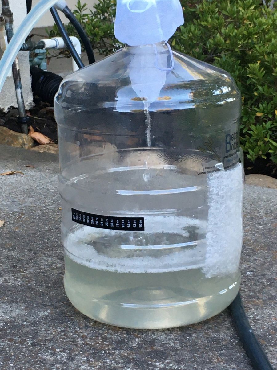 Step 5 making hard seltzer