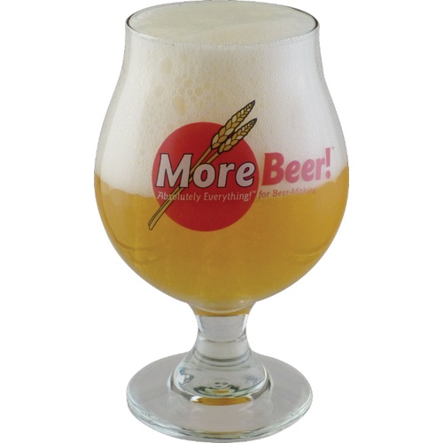 A belgian ale in an abbey glass